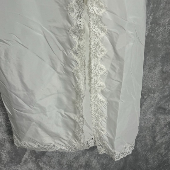 Vintage White Lace Slip Dress Y2K Coquette‎ Lingerie Aesthetic Womens Small - Picture 5 of 13